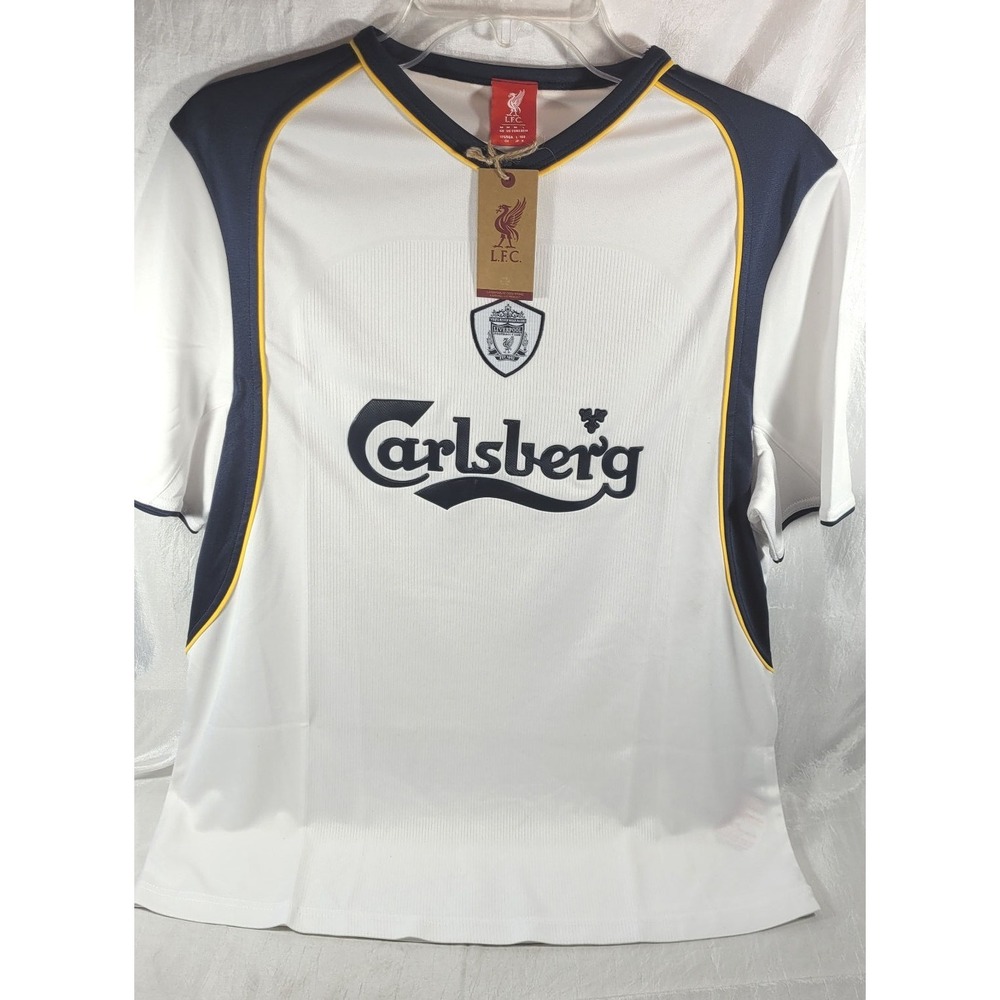 LFC Adult Retro 2001-2002 Away Jersey Shirt #A23PN23 - White - Medium